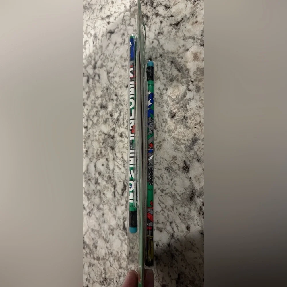 Power Rangers 1993 Pencil Buddy Pencil & 6